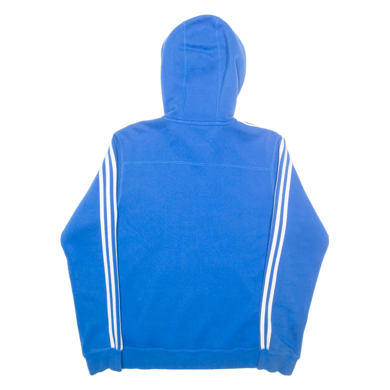 ADIDAS Mens Blue Hoodie Full Zip S