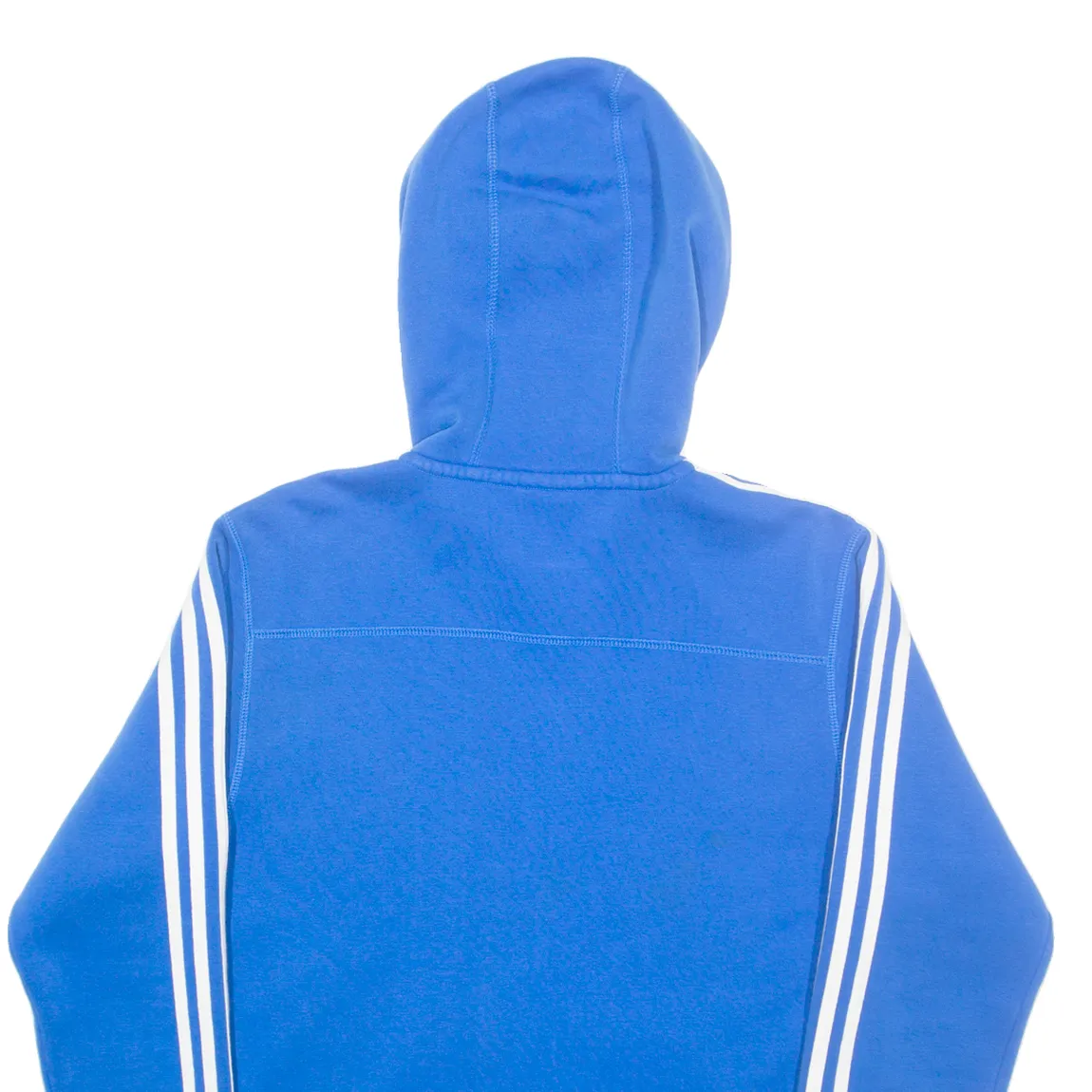 ADIDAS Mens Blue Hoodie Full Zip S