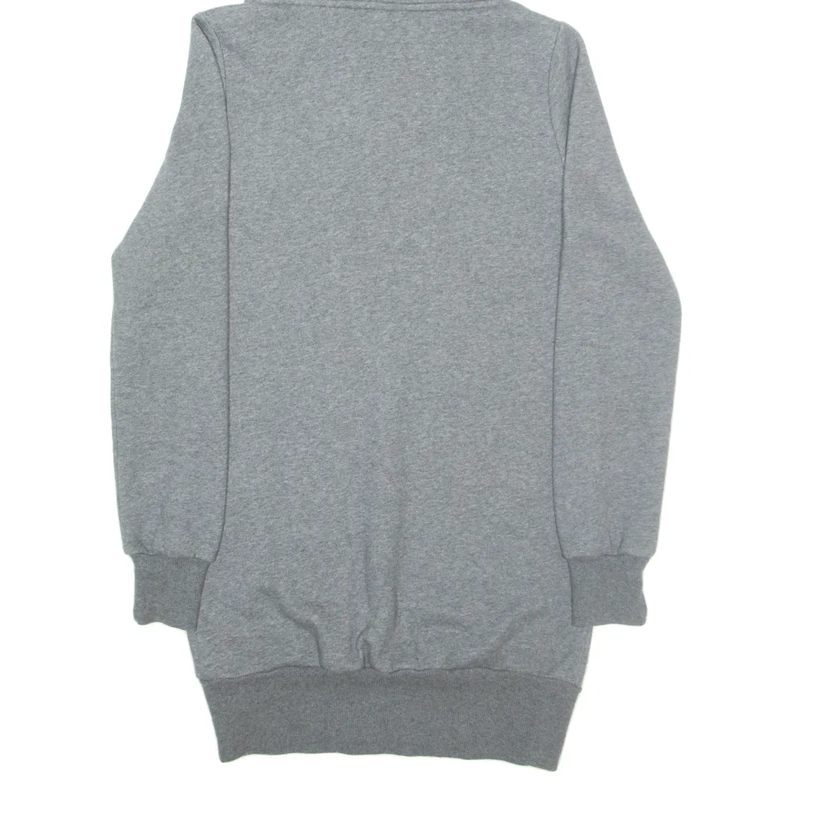 ADIDAS Womens Grey Hoodie UK 8