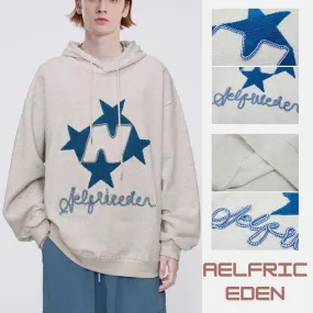 Aelfric Eden  |Pullovers Star Unisex Street Style Long Sleeves Cotton