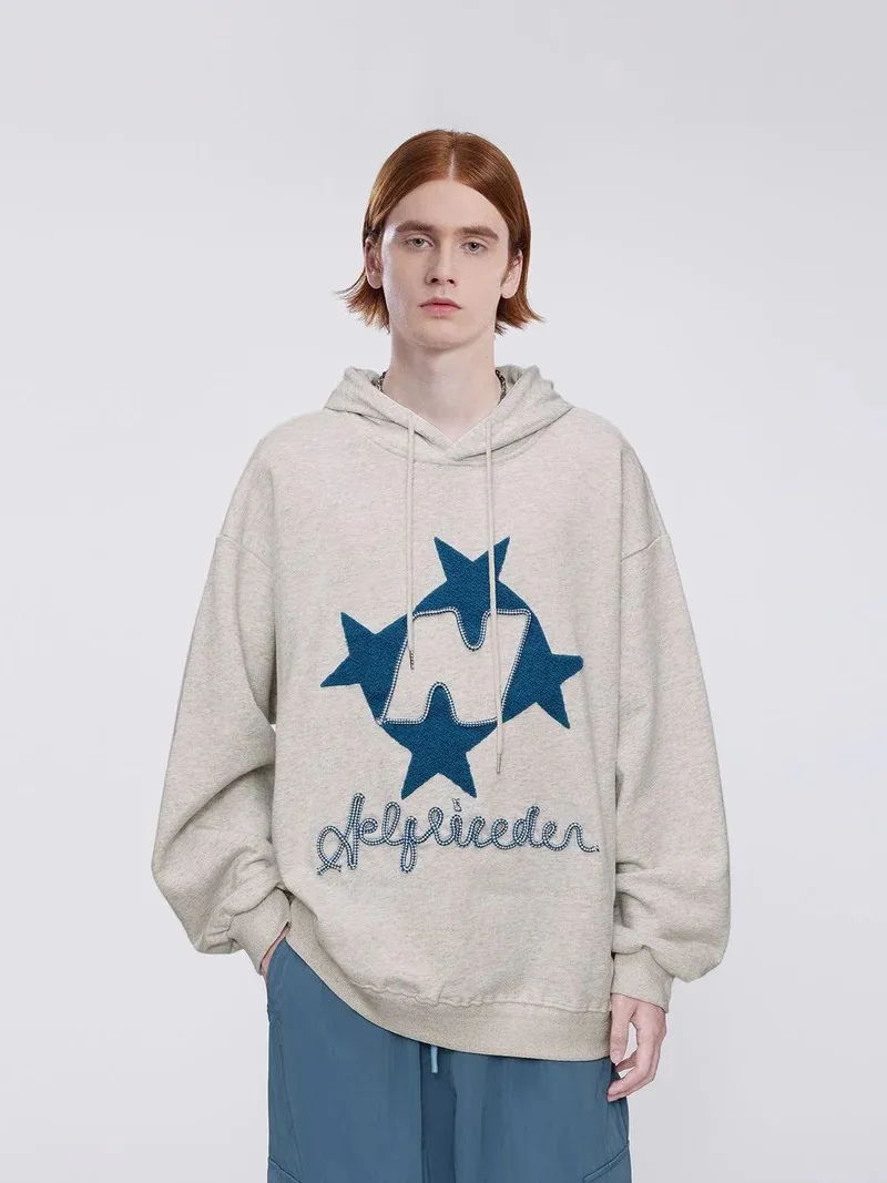 Aelfric Eden  |Pullovers Star Unisex Street Style Long Sleeves Cotton