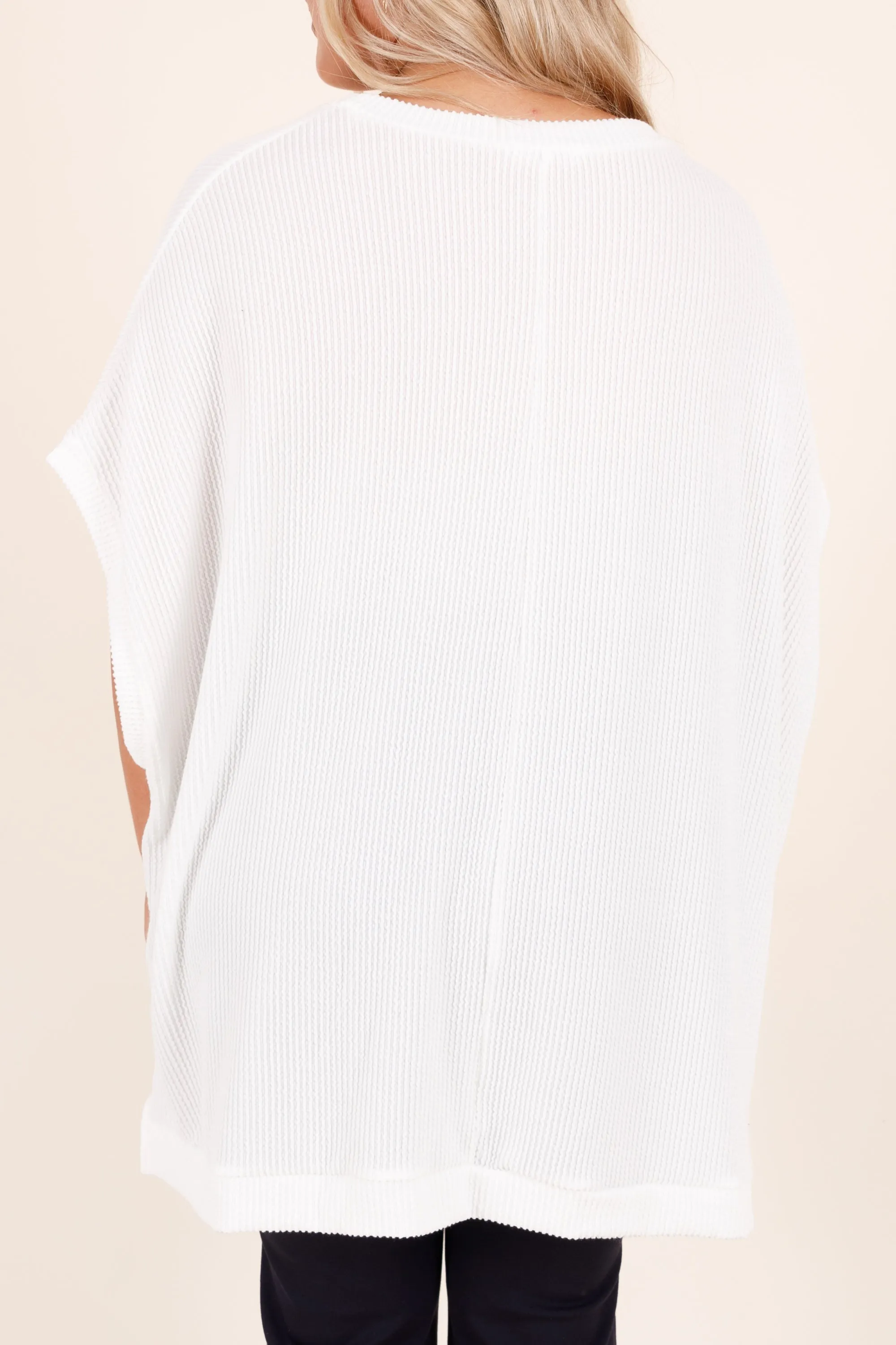 All About Knits Top, Off White