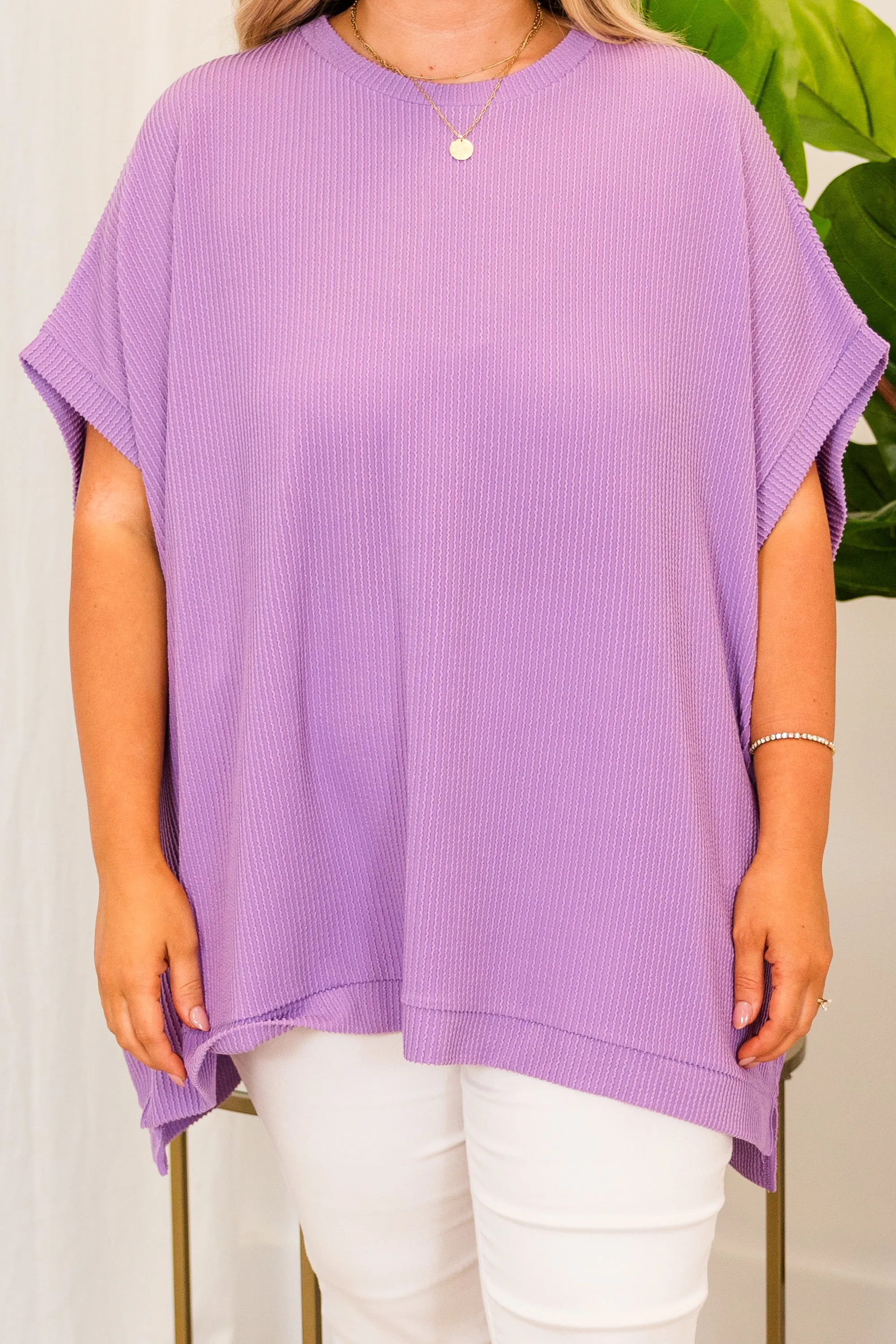 All About Knits Top, Purple