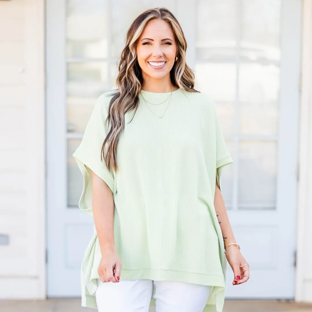 All About Knits Top, Sage