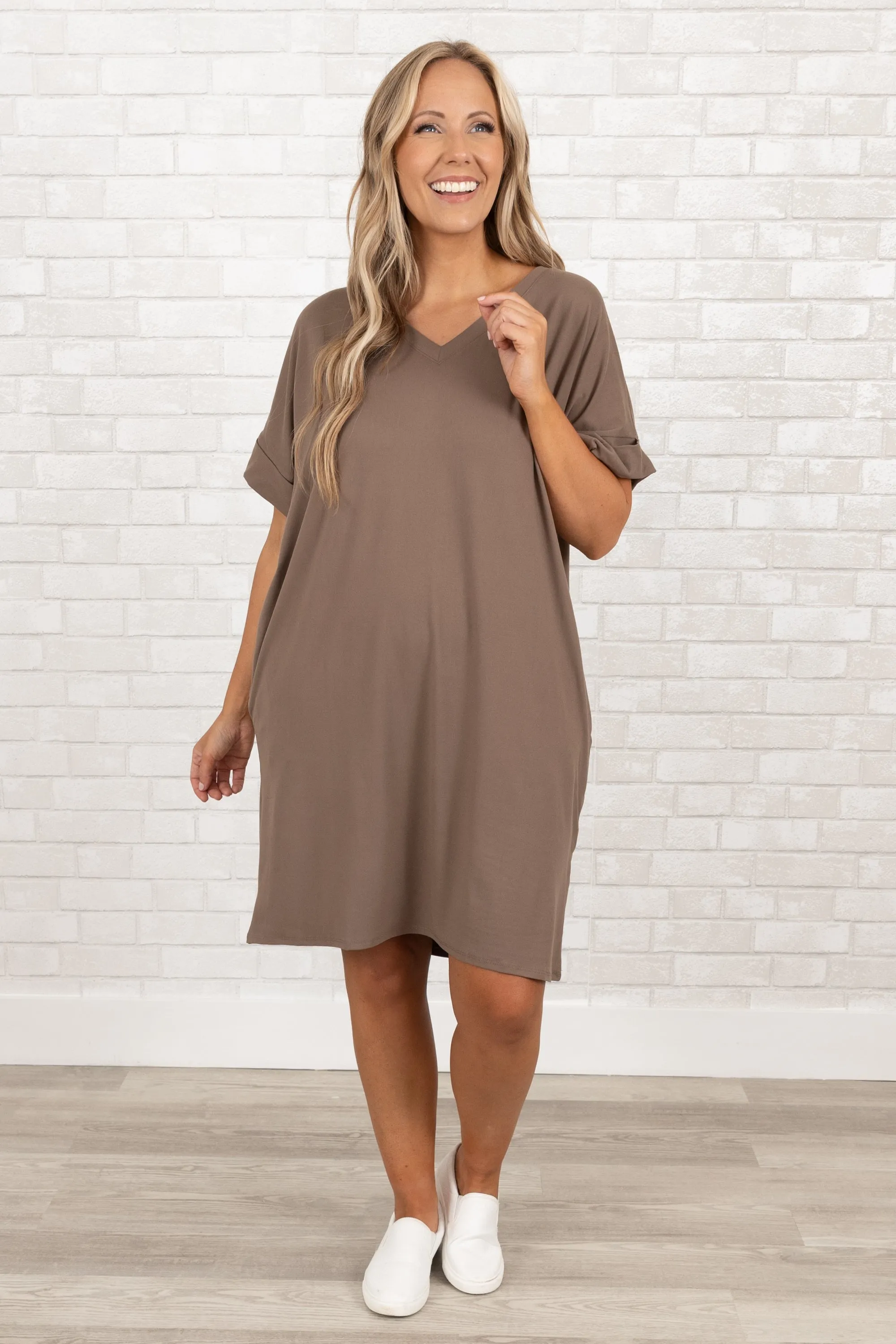 Always A Classic Dress, Mocha