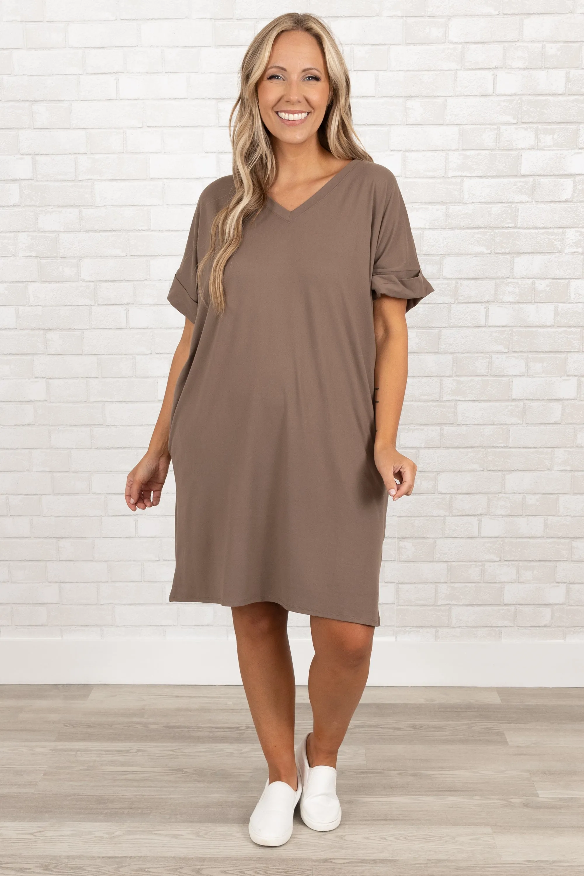 Always A Classic Dress, Mocha