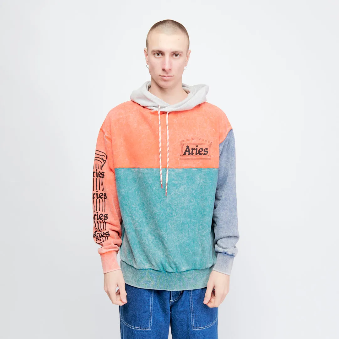 Aries Arise - OD Color block Temple Hoodie (Multi)