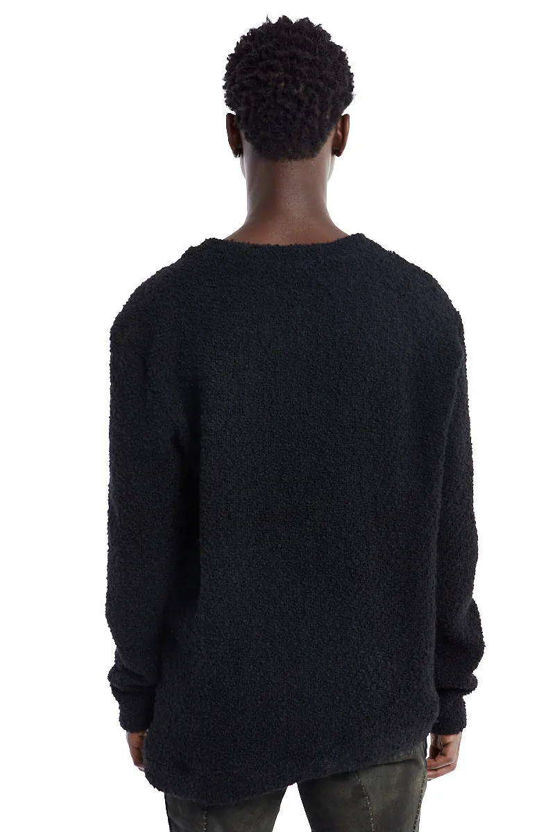 ASYMMETRIC WOOL SWEATER