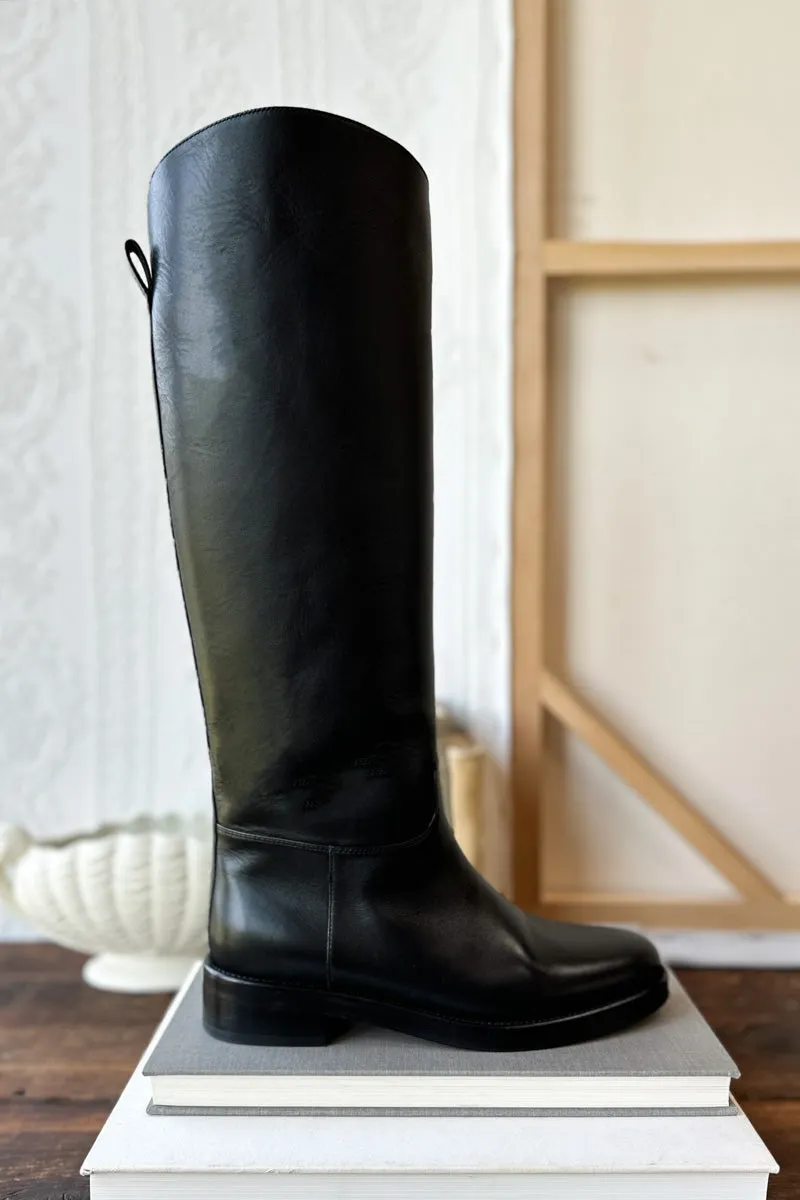 Atelier Equestrian Boot - Black Leather