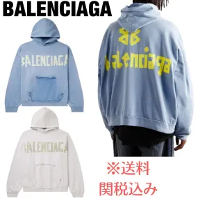 BALENCIAGA  |Pullovers Unisex Street Style Long Sleeves Cotton Oversized