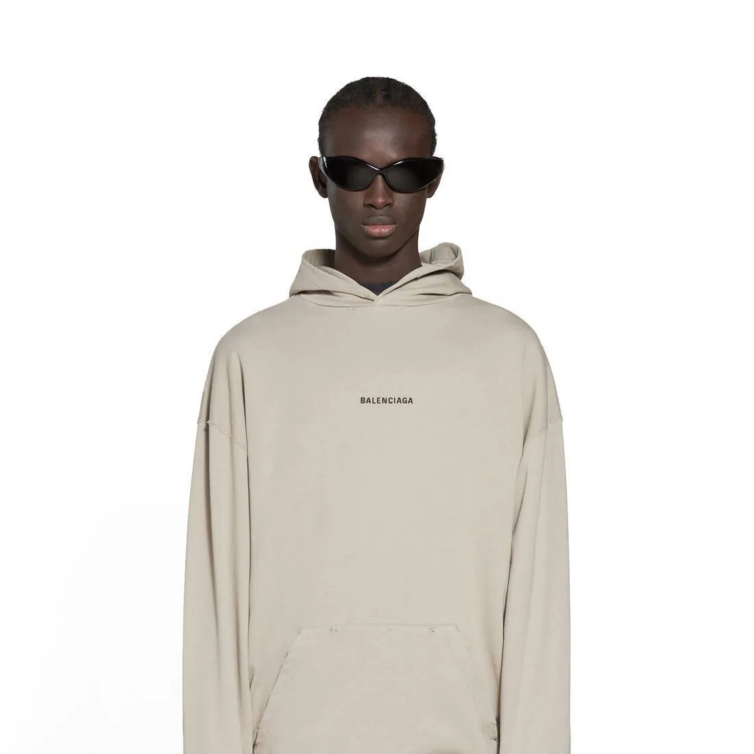 BALENCIAGA  |Pullovers Unisex Street Style Long Sleeves Plain Cotton