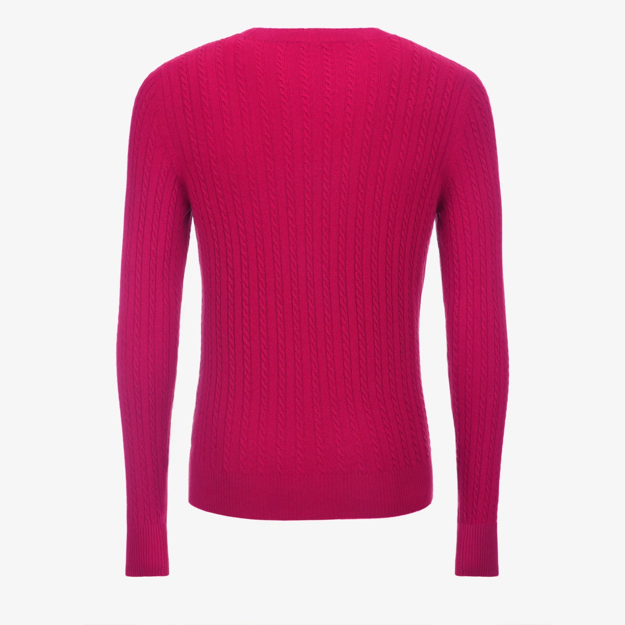 Bally Mens Crew Neck Sweater in Pink