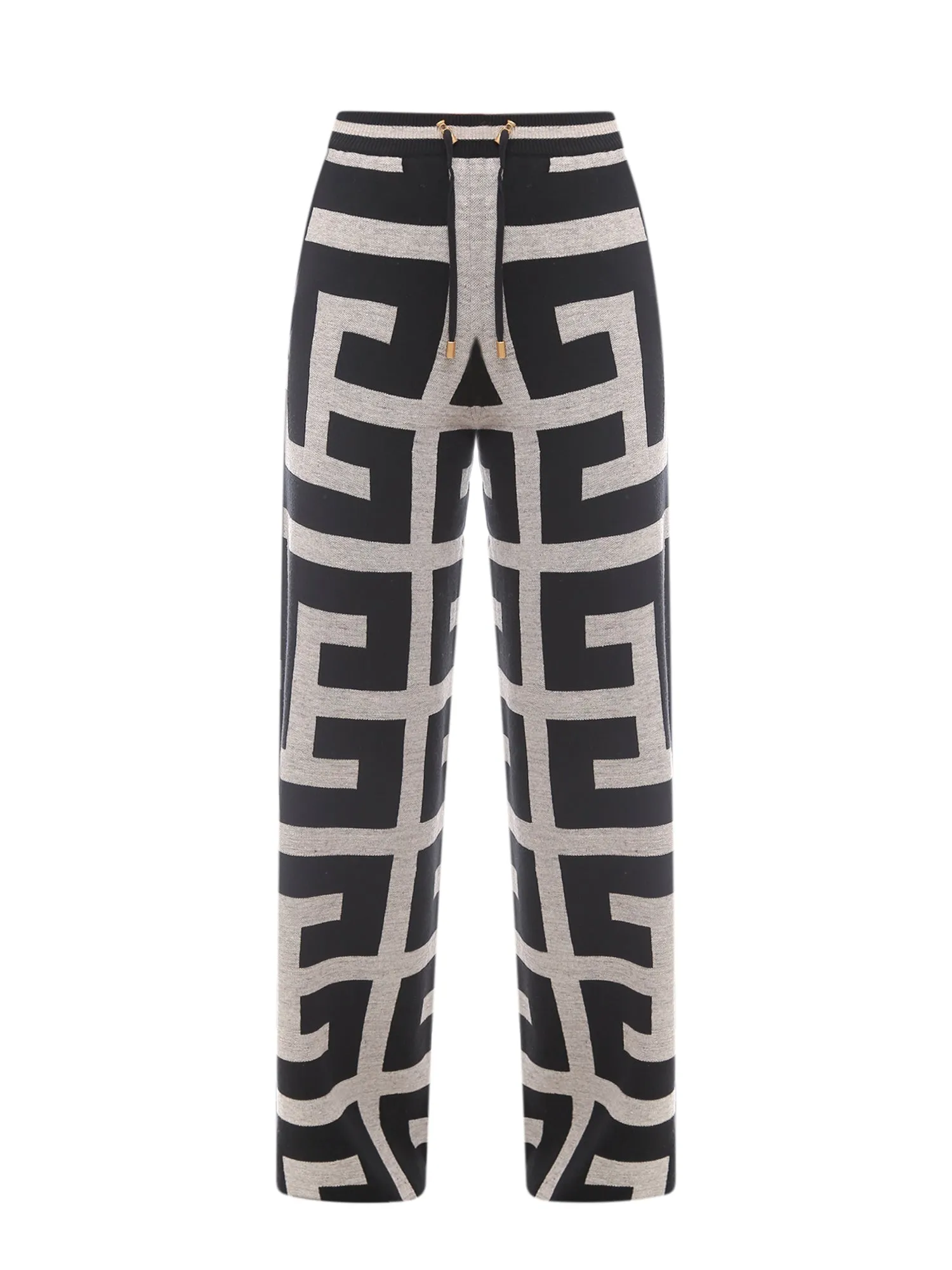 Balmain Monogram Patterned Drawstring Track Trousers