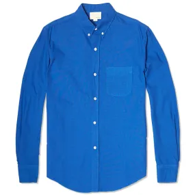 Band Of Outsiders Button Down Overdyed Oxford ShirtKent Blue