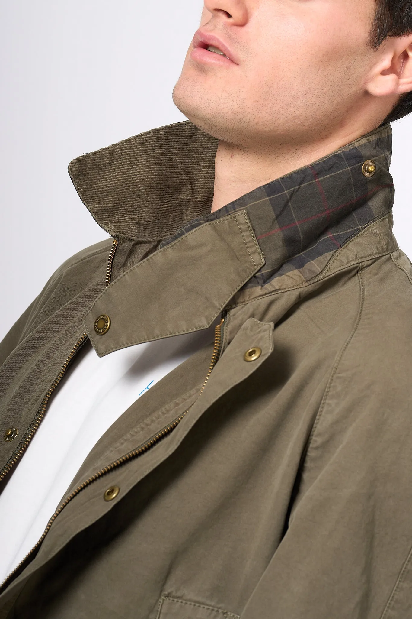 Barbour Giacca Ashby Oliva Uomo