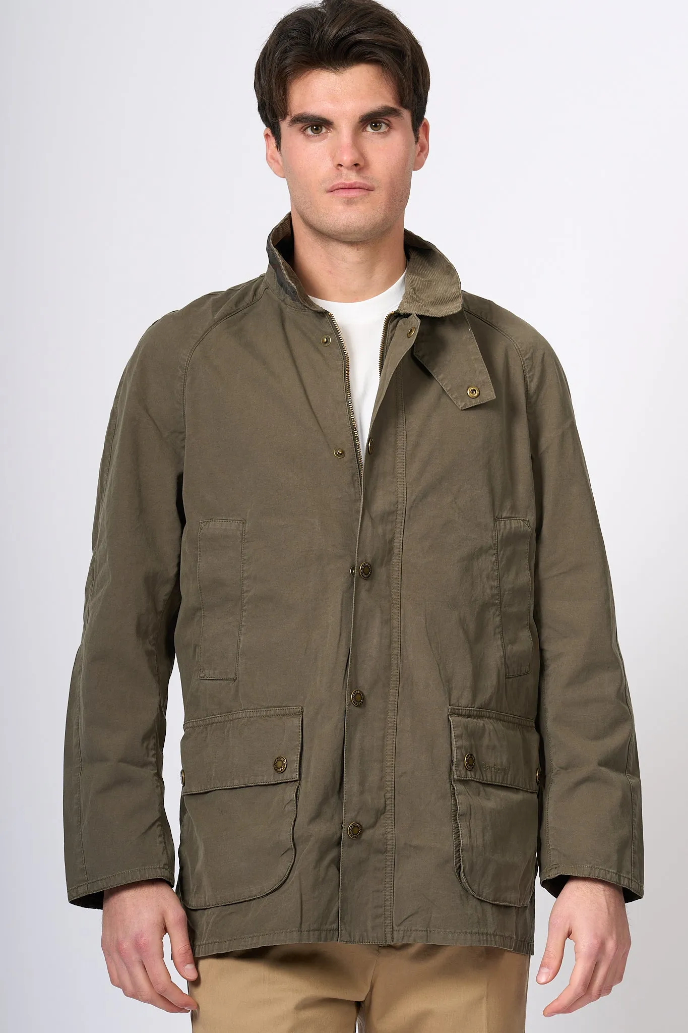 Barbour Giacca Ashby Oliva Uomo