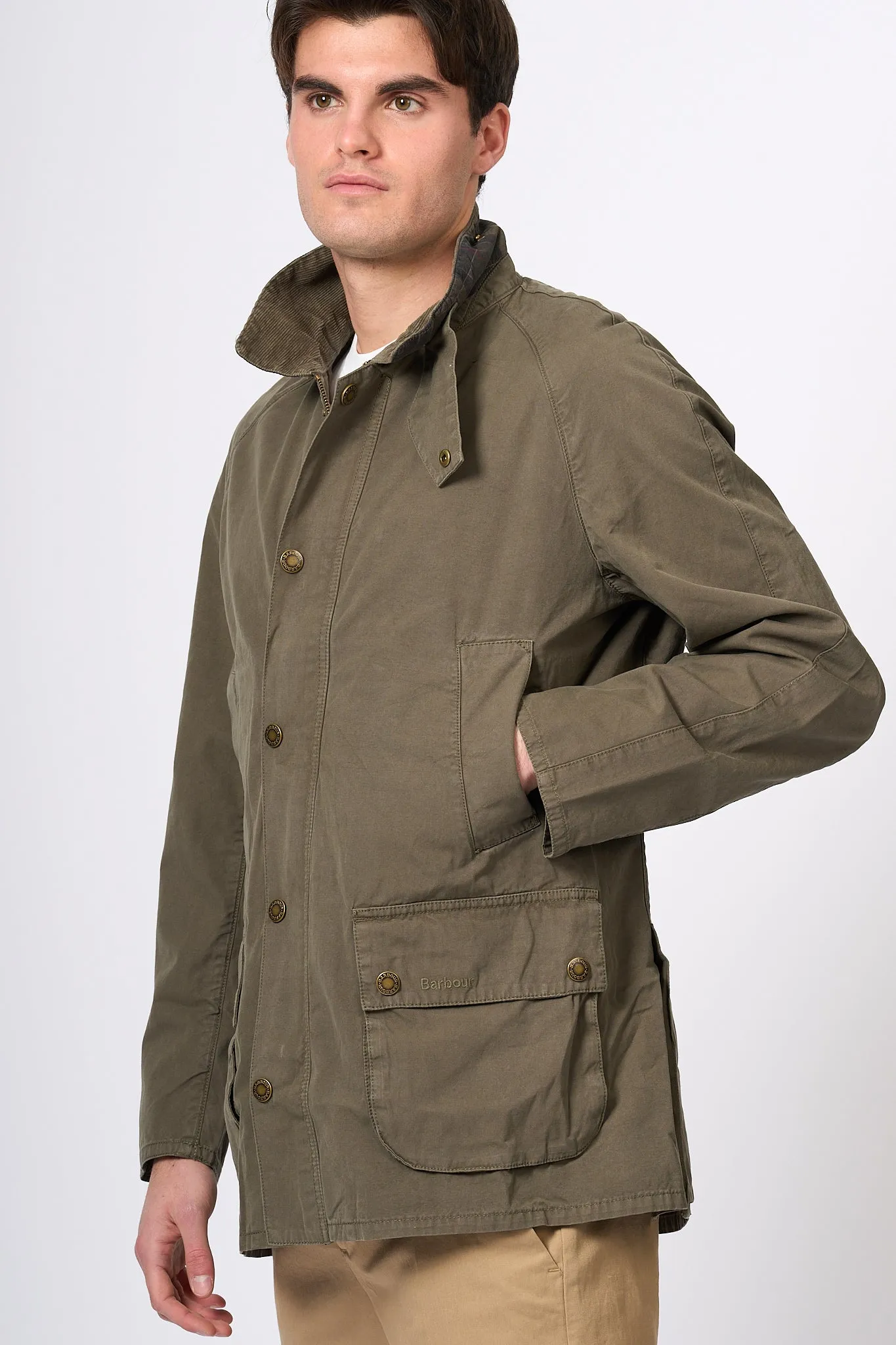 Barbour Giacca Ashby Oliva Uomo