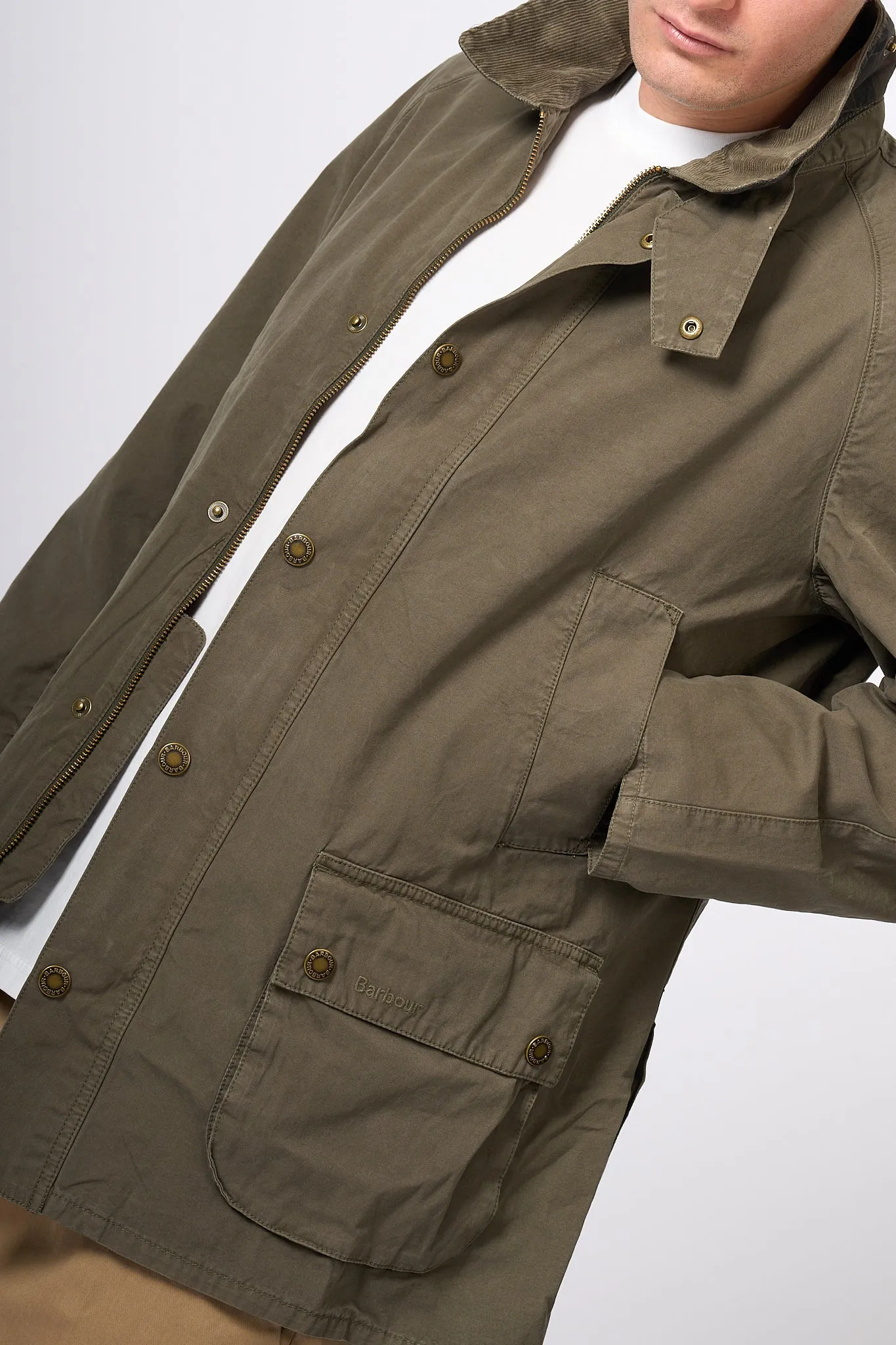 Barbour Giacca Ashby Oliva Uomo