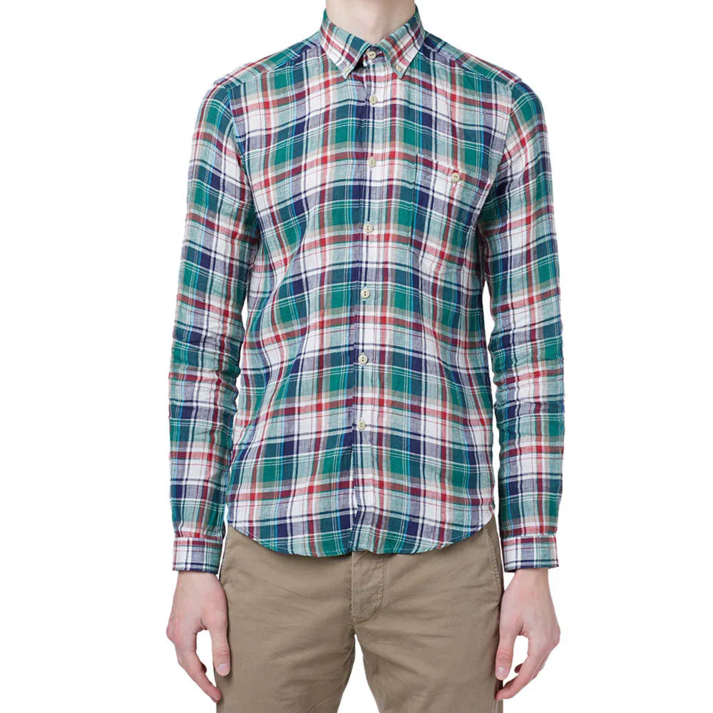 Barbour Heritage William Linen ShirtGreen