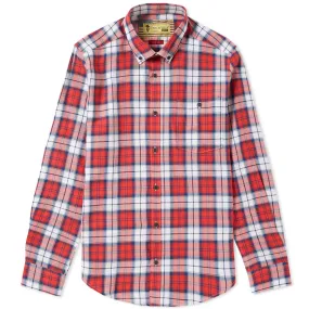 Barbour International Steve McQueen Patrol ShirtRed