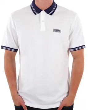 Barbour International Tracker Polo Shirt Bright White