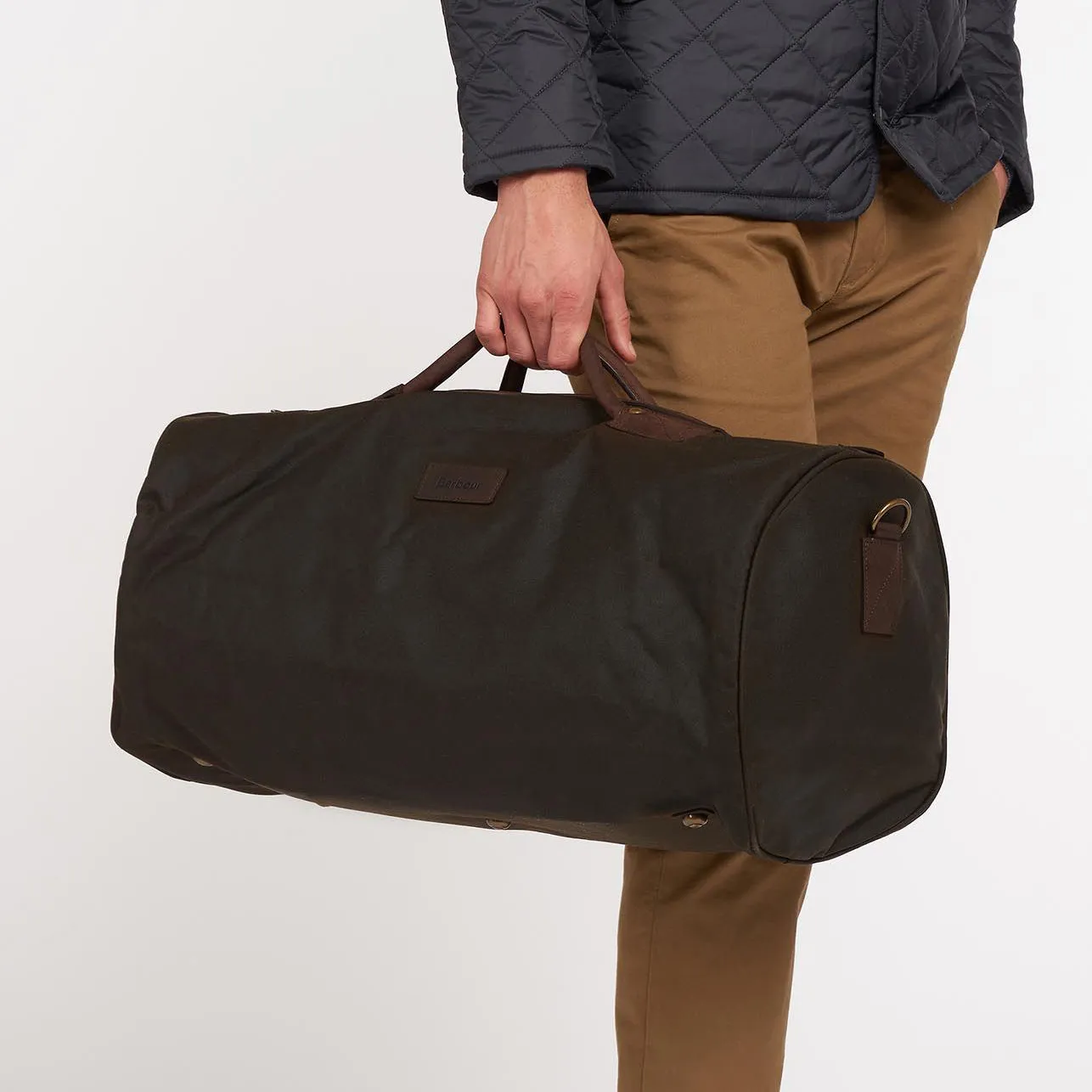 Barbour Wax Holdall in Olive