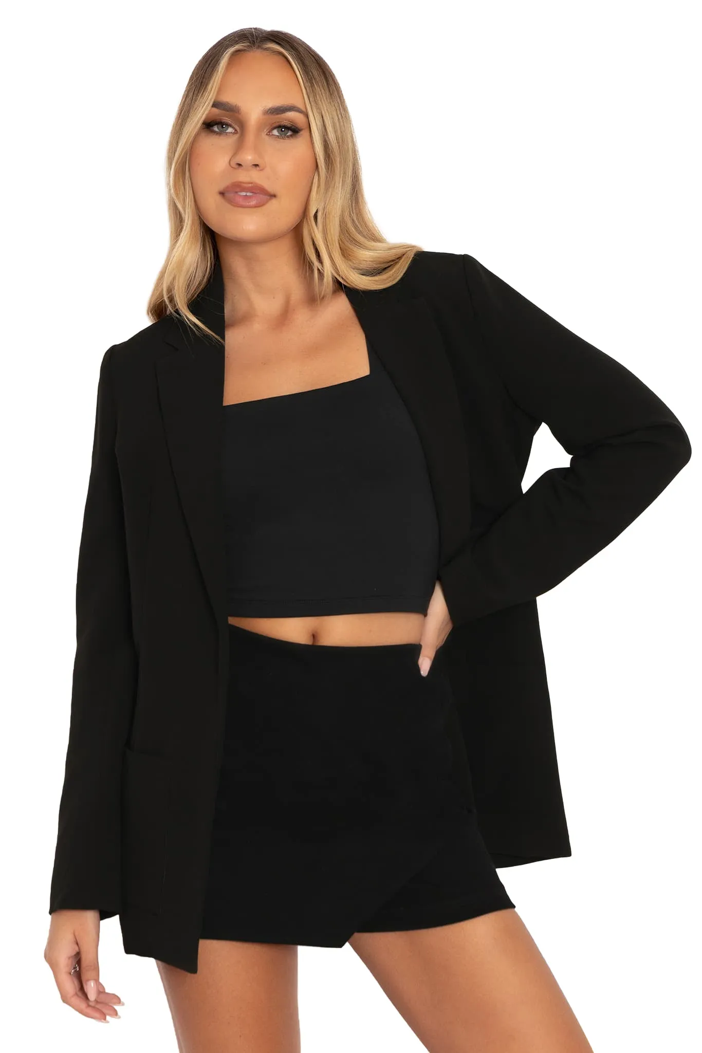 Black Galaxy Butterfly Blazer