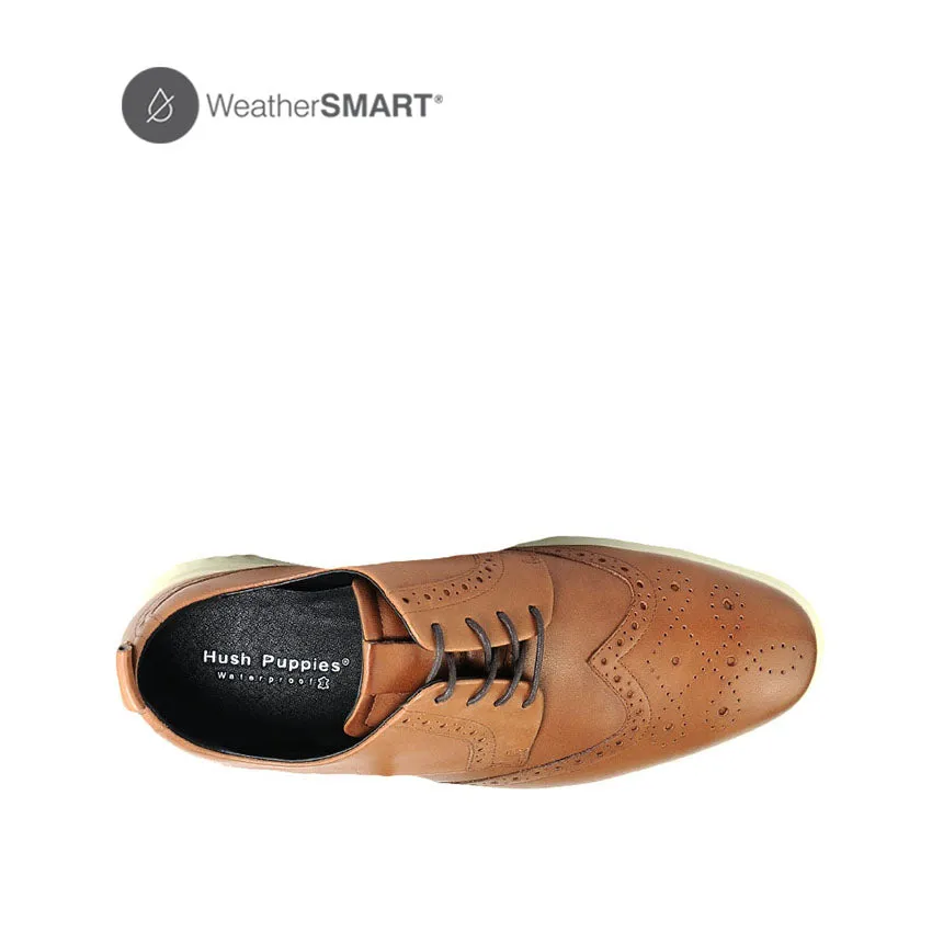 Blaze Wingtip Men's Shoes - Cognac Leather WP