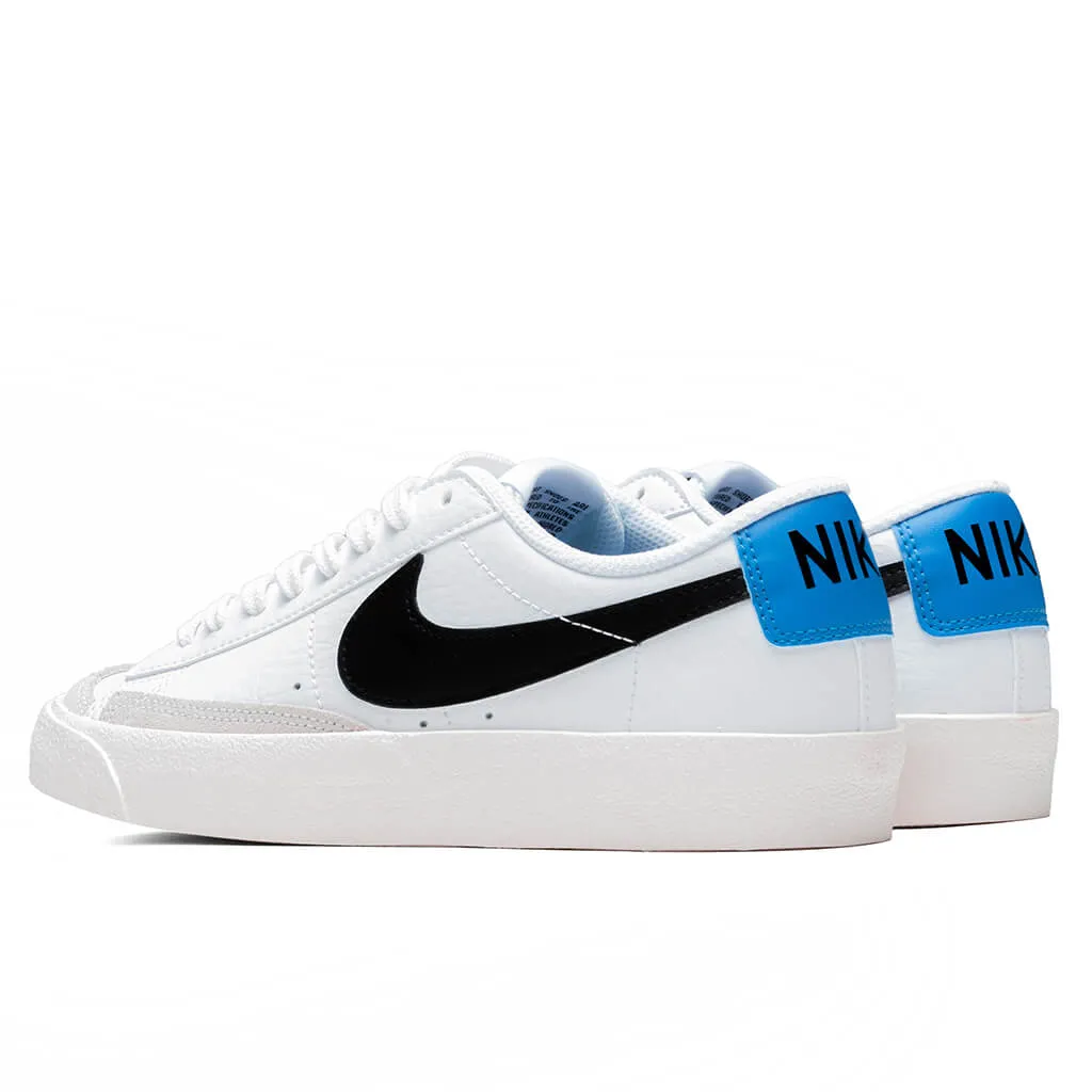 Blazer Low '77 (GS) - White/Black/LT Photon Blue