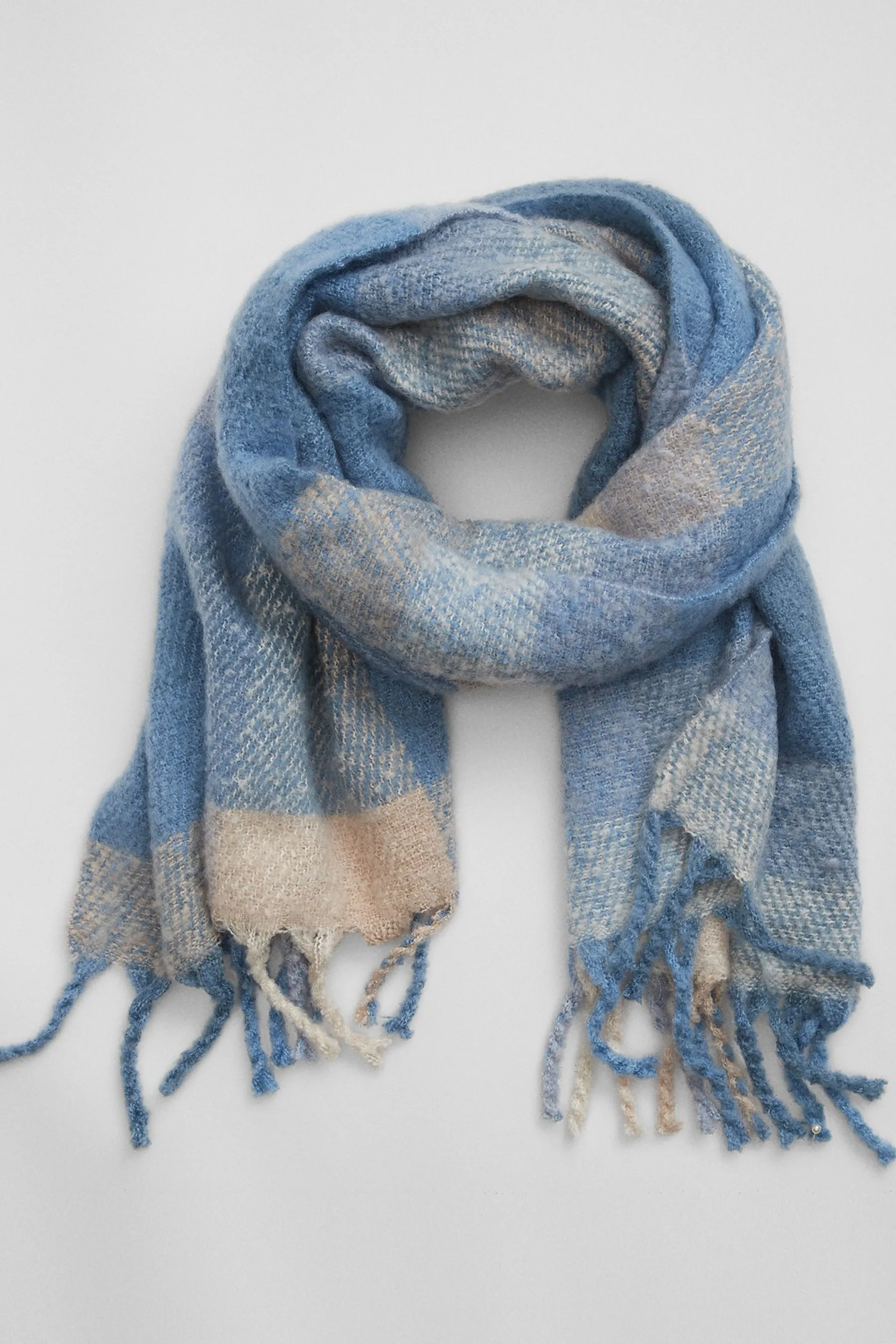 Blue Blanket Scarf