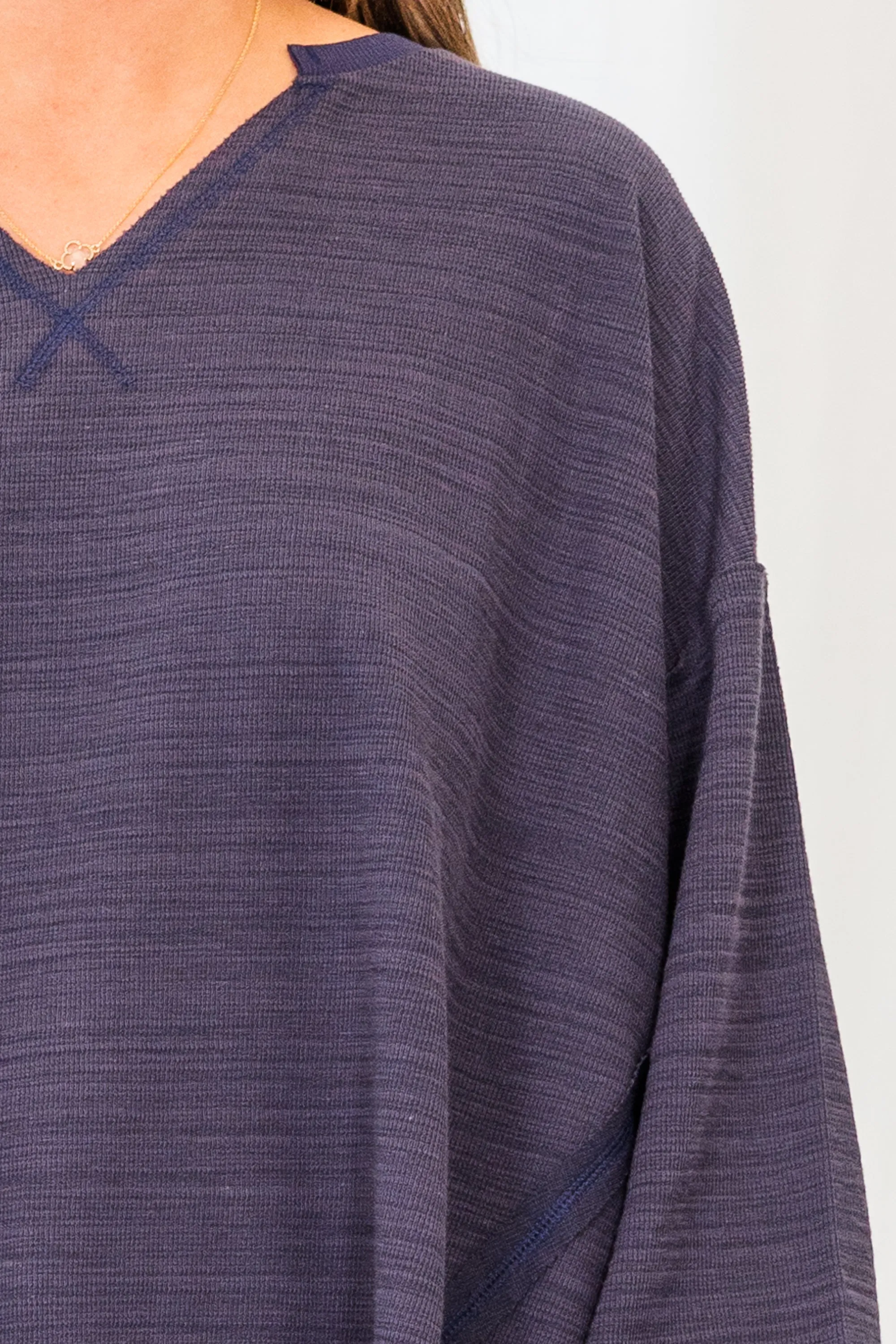 Blushing Pullover, Navy