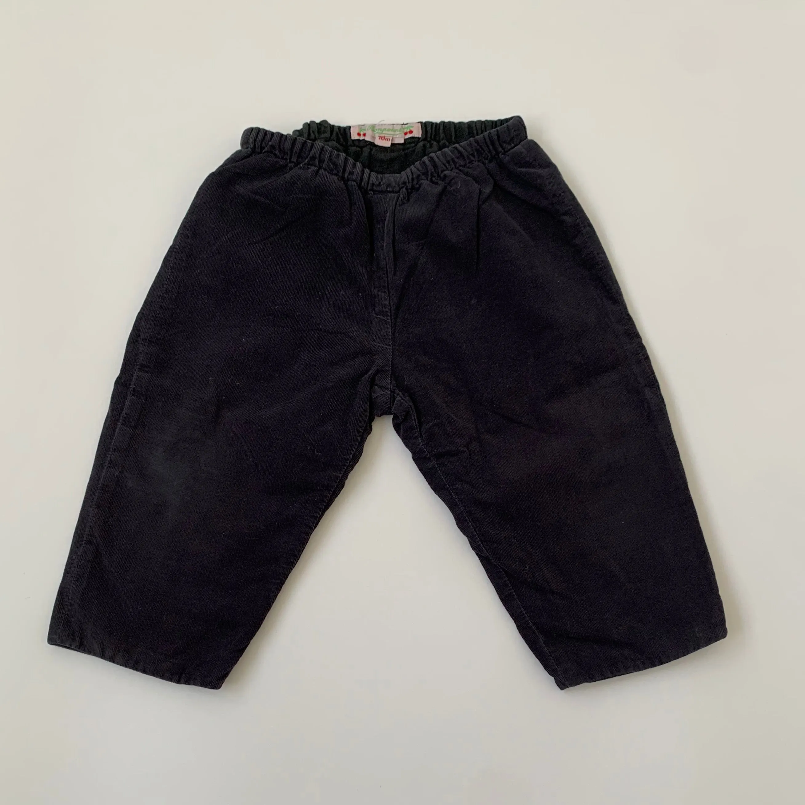 Bonpoint Black Cord Trousers: 18 Months