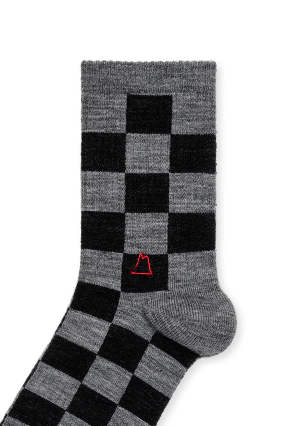 CHECKERED WOOL SPORTY SOCKS BY HANSEL FROM BASEL