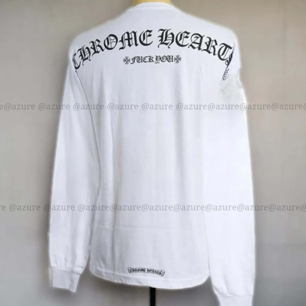 CHROME HEARTS  |Crew Neck Pullovers Unisex Street Style Long Sleeves Plain