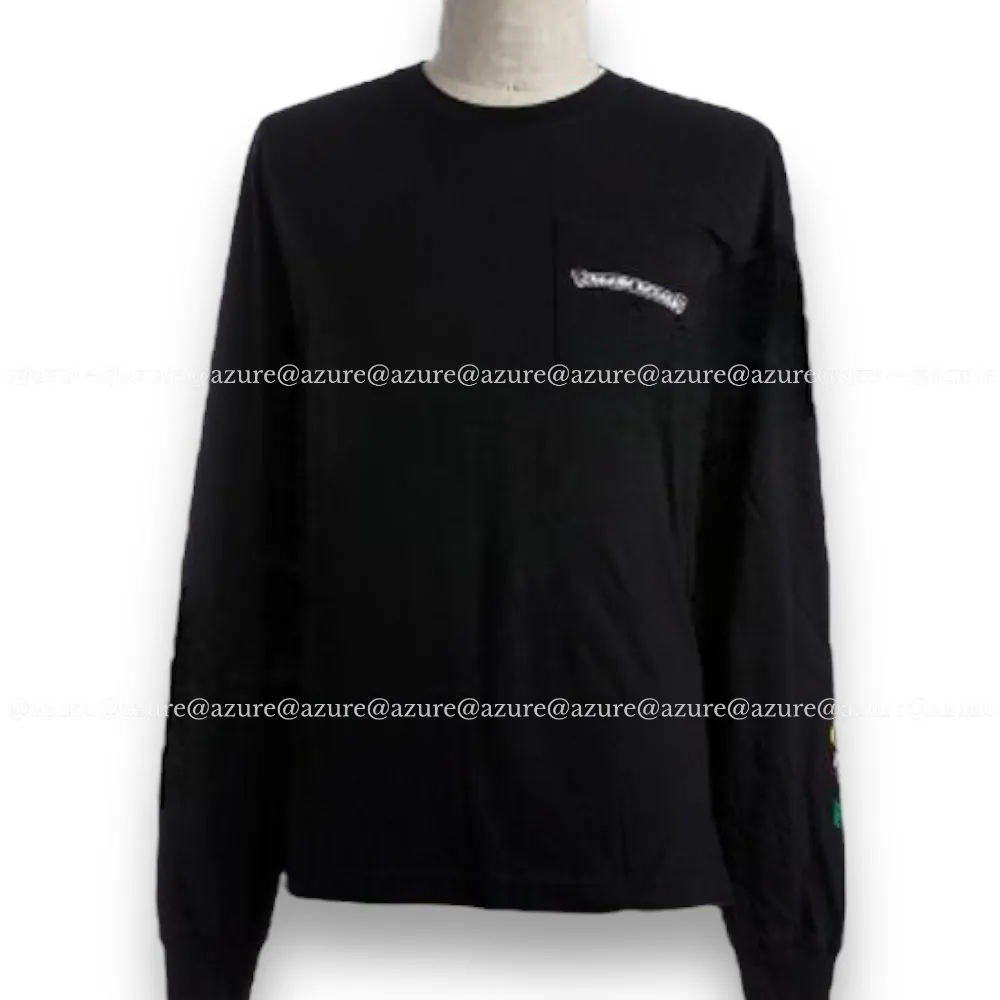 CHROME HEARTS  |Crew Neck Pullovers Unisex Street Style Long Sleeves