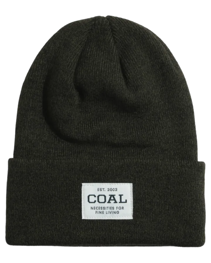 Coal The Uniform Beanie - Olive Black Marl - 2023