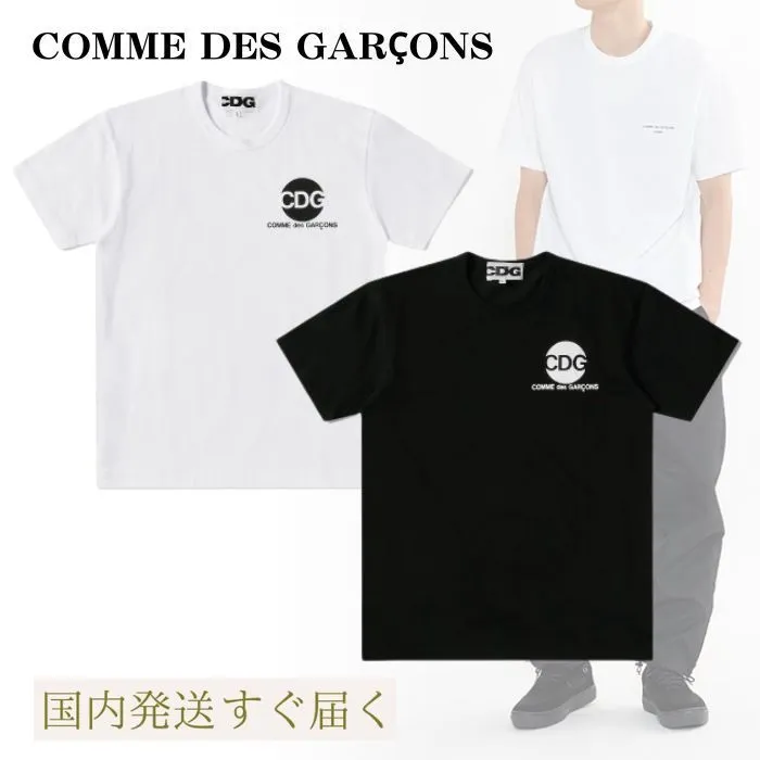 COMME des GARCONS  |Crew Neck Pullovers Unisex Street Style Plain Cotton