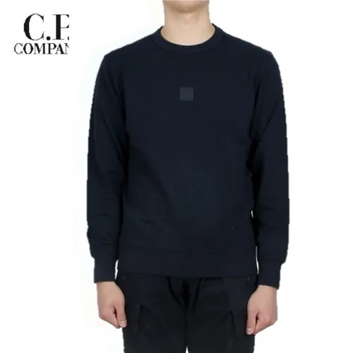 C.P. Company  |Long Sleeves Cotton Logo Sweatshirts