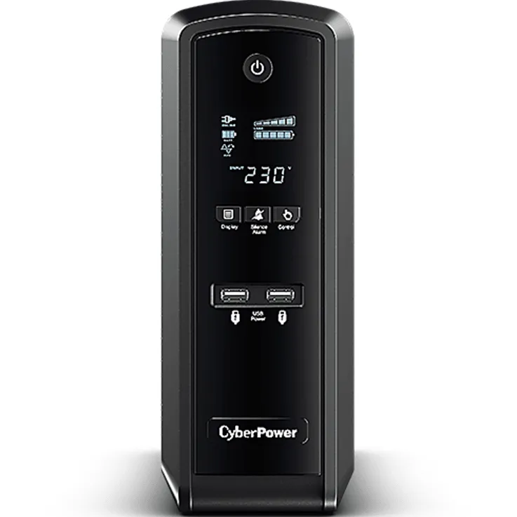 CyberPower PFC Sinewave CP1300EPFCLCD Tower UPS 1300VA Uninterruptible Power Supply