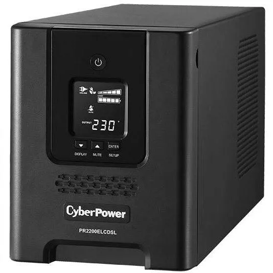 CyberPower PR2200ELCDSL Pro Tower Smart App UPS System 2200V/1980W Uninterruptible Power Supply