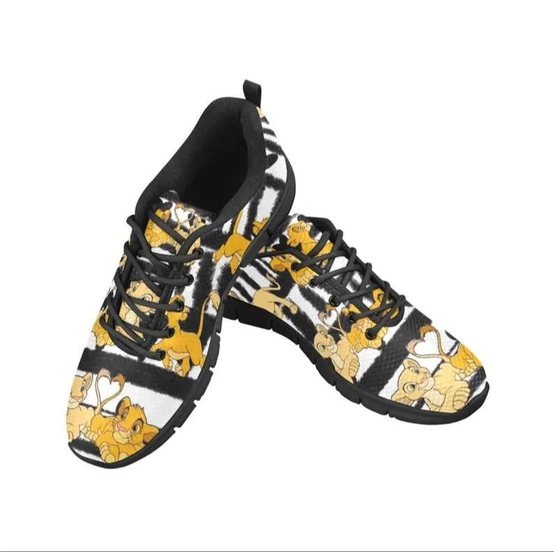 Disney Simba and Nala Shoes  Lion King Graphic Printing Fitness Sneakers