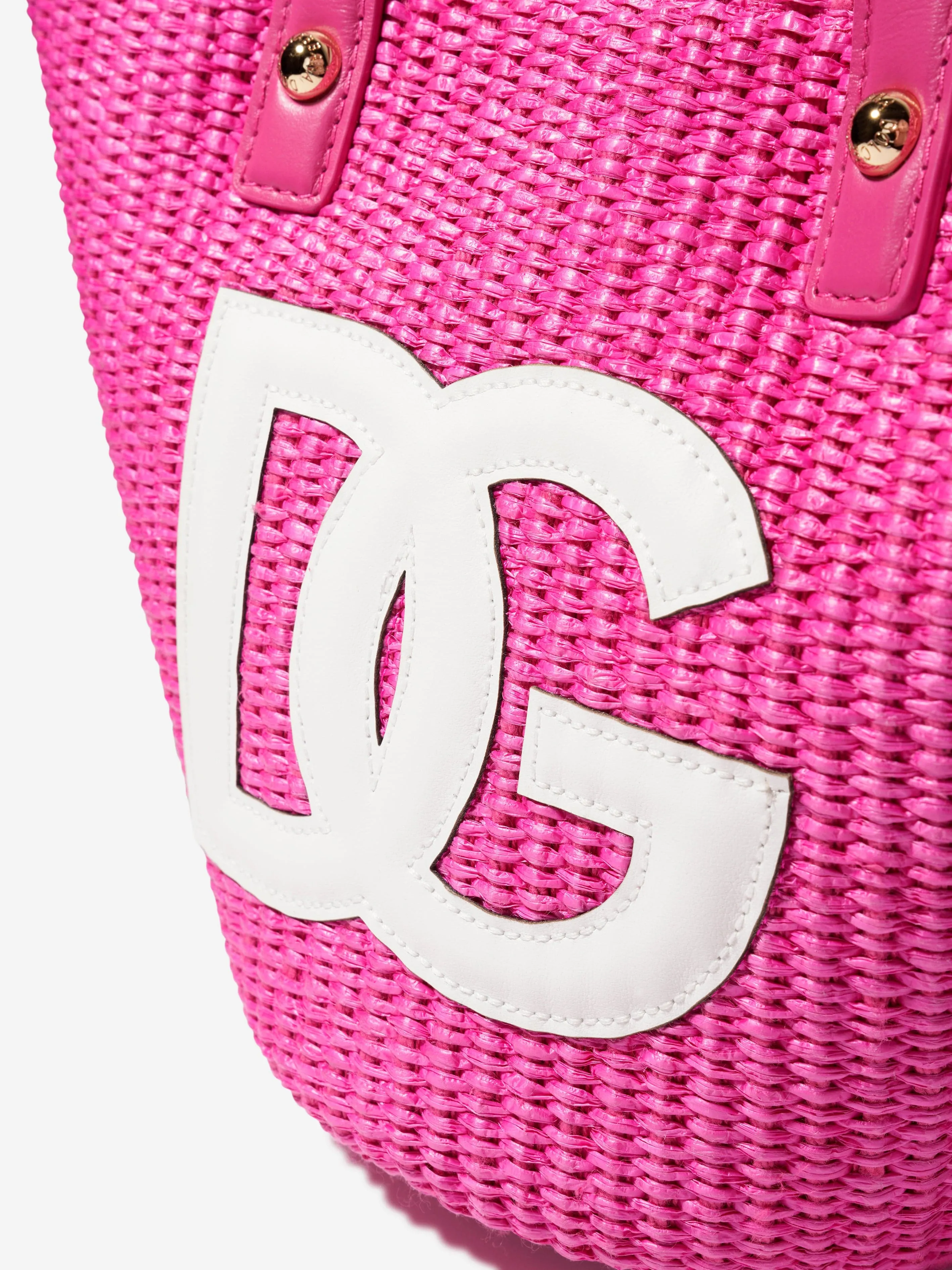 Dolce & Gabbana Kids - Girls Logo Tote Bag in Pink | Childsplay Clothing