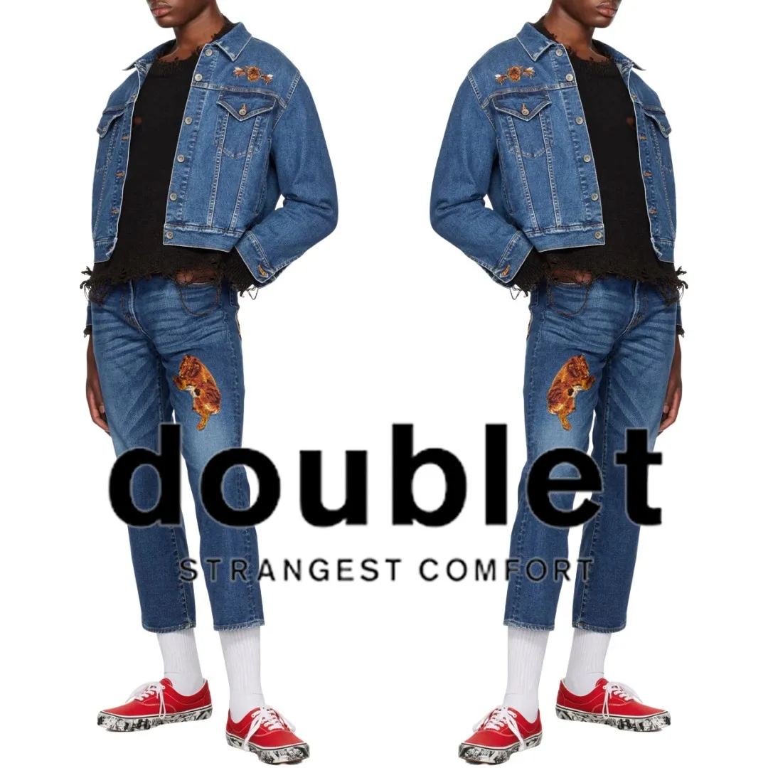 doublet  |Crew Neck Wool Long Sleeves Cotton Sweaters