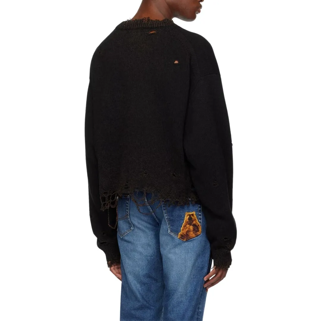 doublet  |Crew Neck Wool Long Sleeves Cotton Sweaters