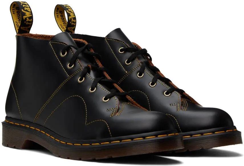 Dr. Martens Black Church Boots