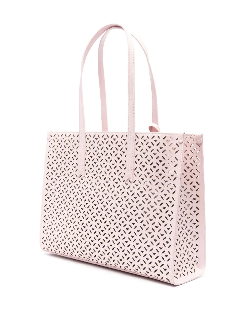 Emporio Armani    Emporio Armani Perforated Medium Tote Bag