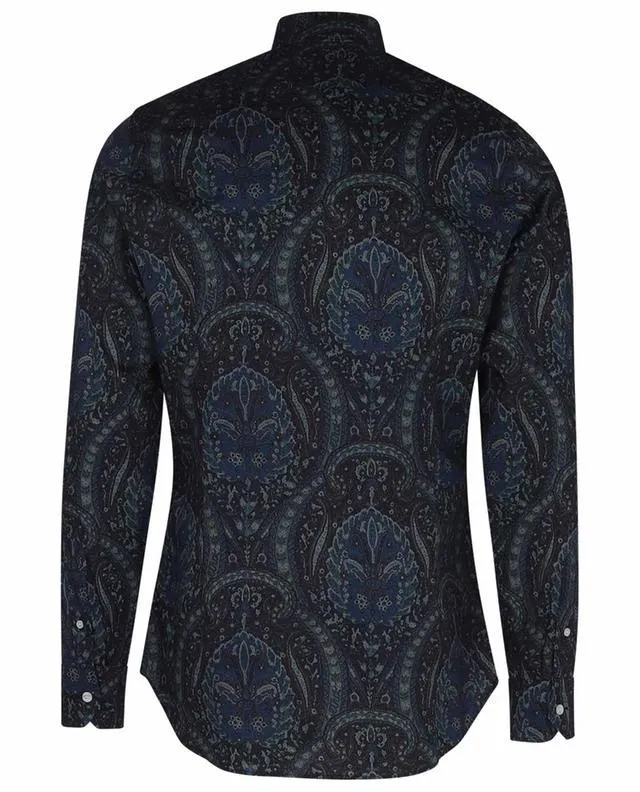 ETRO  |Paisley Long Sleeves Cotton Luxury Shirts