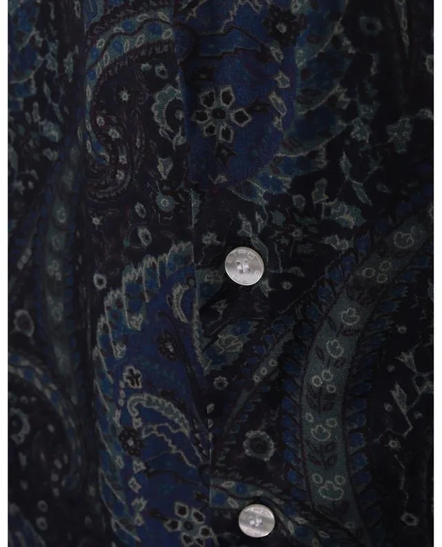 ETRO  |Paisley Long Sleeves Cotton Luxury Shirts