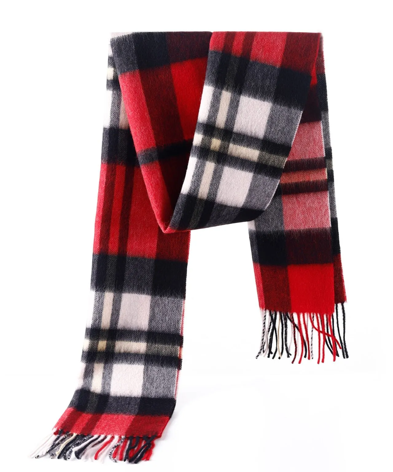 Exploded Thomson Red Lambswool Scarf