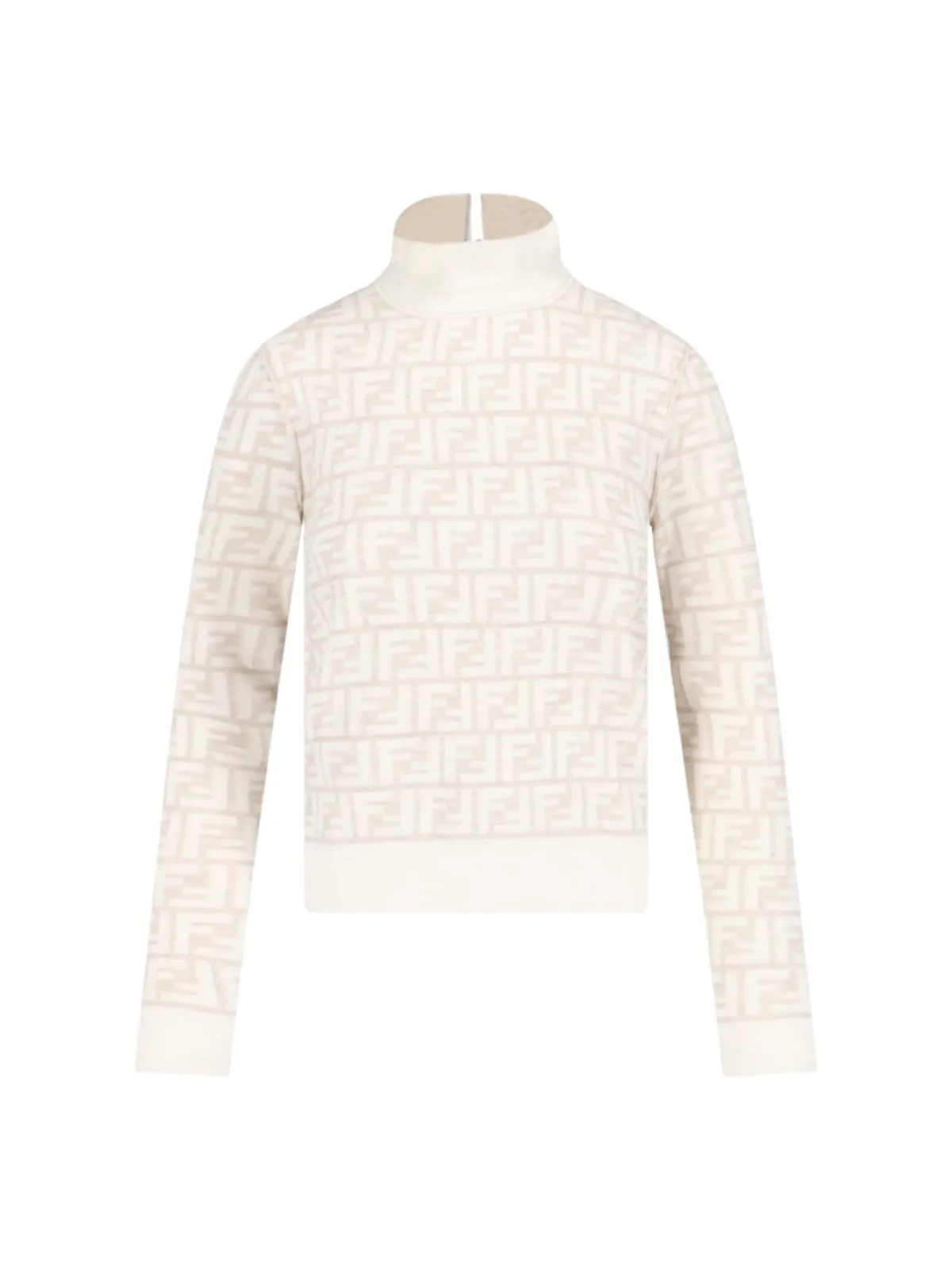 FENDI  |Crew Neck Casual Style Wool Silk Blended Fabrics